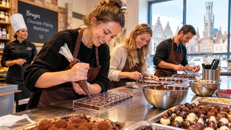 Bruges Chocolate Making Workshops: Pralines & Truffles