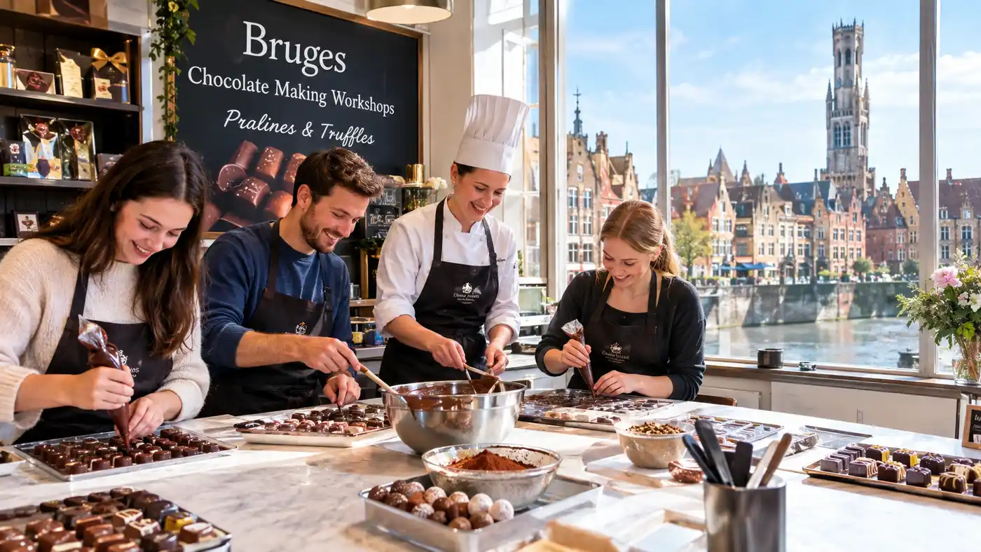 Bruges Chocolate Making Workshops: Pralines & Truffles