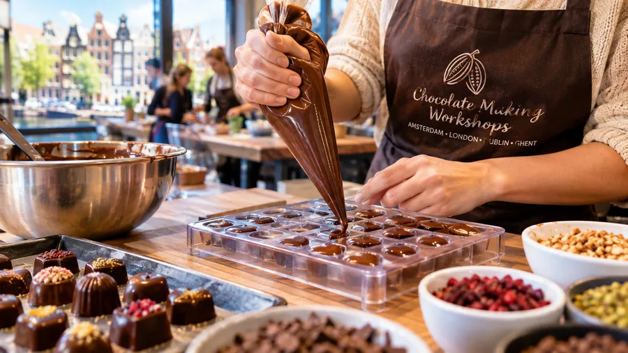 Chocolate Making Workshops: Amsterdam, London, Dublin, Ghent